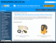 Tablet Screenshot of mirkareseller.co.uk